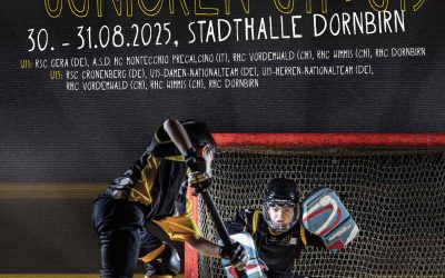 Rollhockey-Spektakel in Dornbirn:  Nachwuchstalente aus vier Nationen im Wettstreit